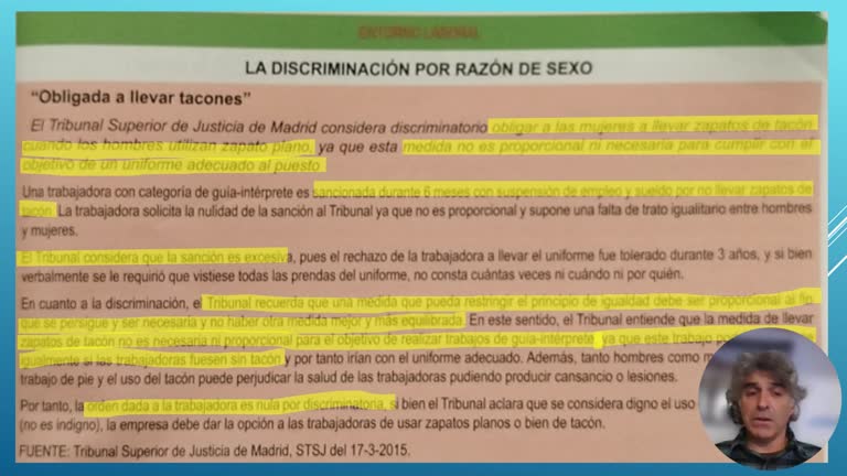 Discriminación laboral por razón de género