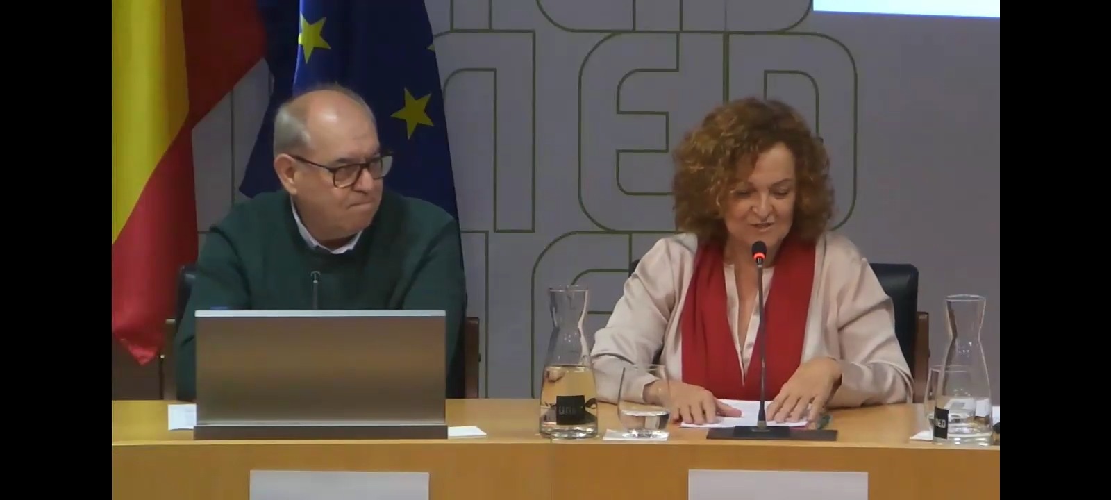 Intervencion de Consuelo del Val CID y Antonio Viedma Rojas