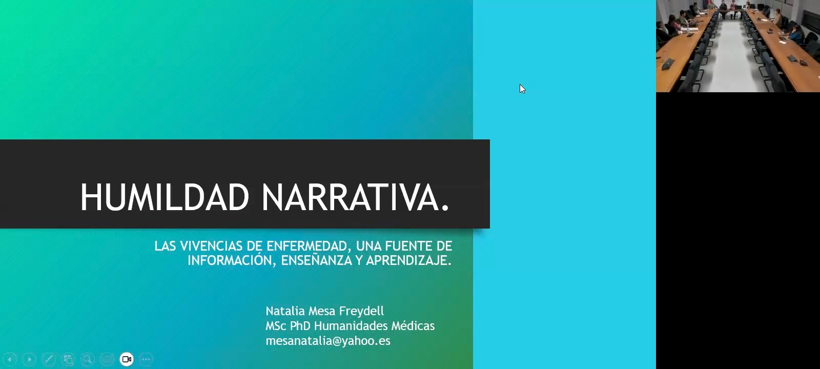 Humildad Narrativa. Las vivencias de las pacientes, una fuente de información, enseñanza y aprendizaje