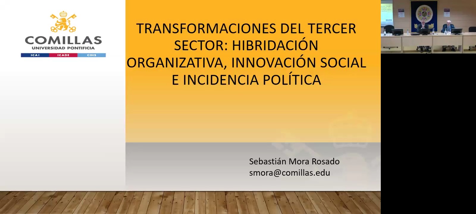 CONFERENCIA: Transformaciones del Tercer Sector: entre la hibridación organizativa, la innovación social y la incidencia política