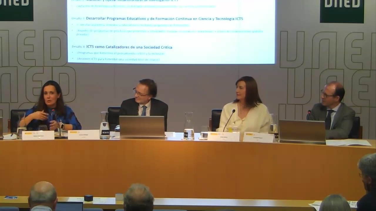 Mesa redonda:  Oportunidades para jóvenes investigadores frente a los grandes desafíos de la ciencia: el papel de las ICTS