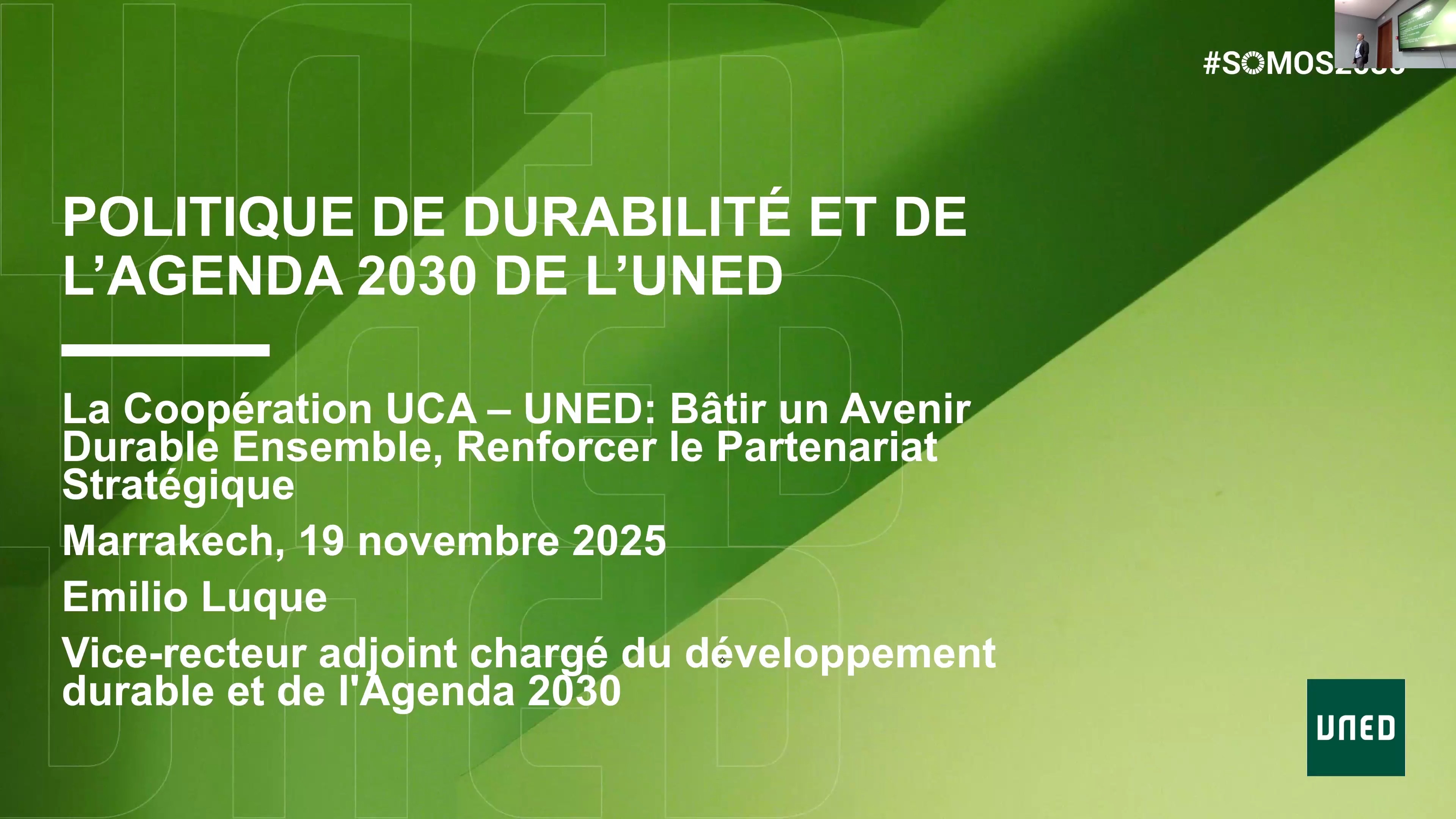 Mesa redonda 1: Políticas de sostenibilidad en las universidades