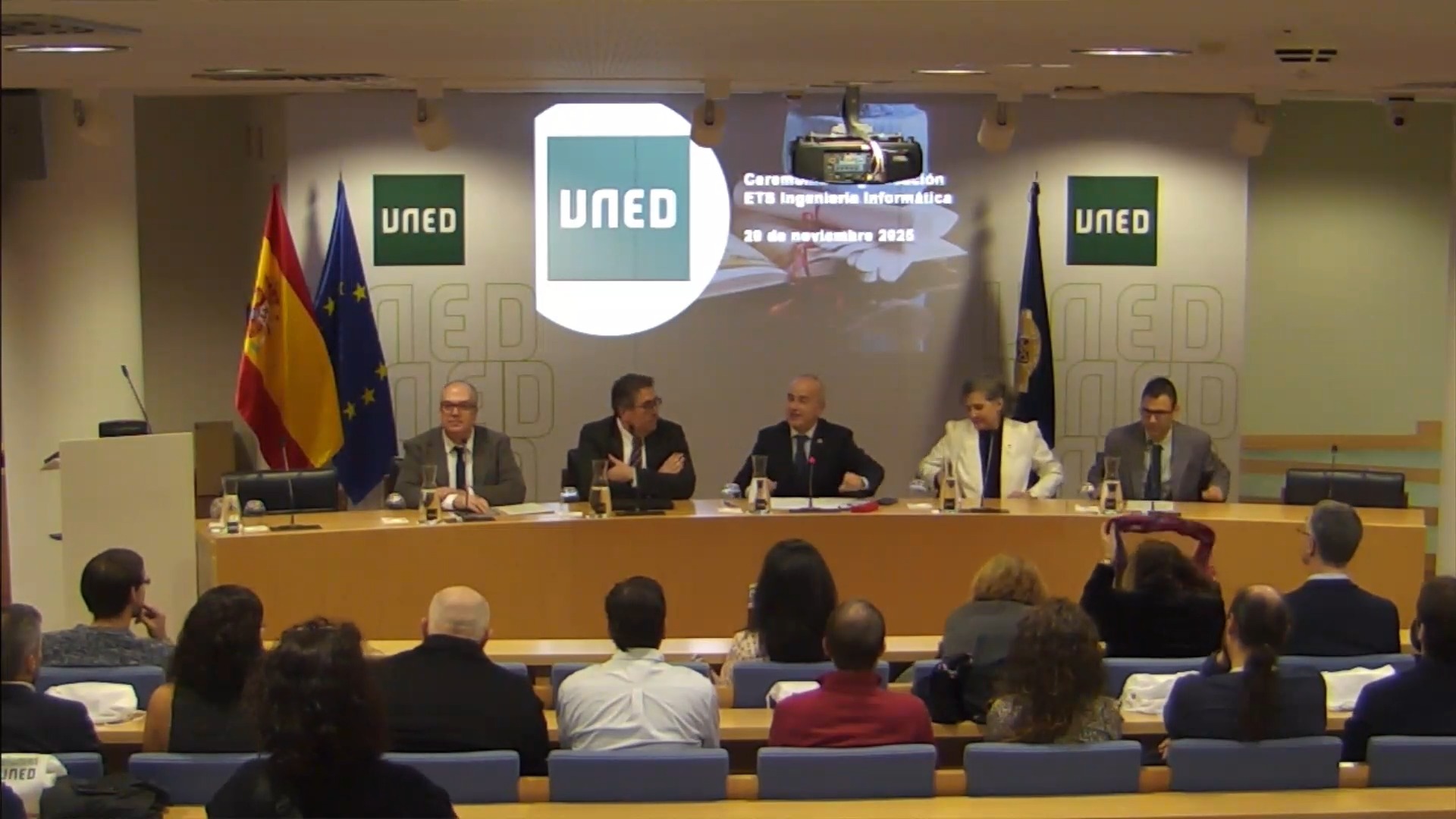 Acto de Graduación de Estudiantes de la Escuela Técnica Superior de Ingeniería Informática