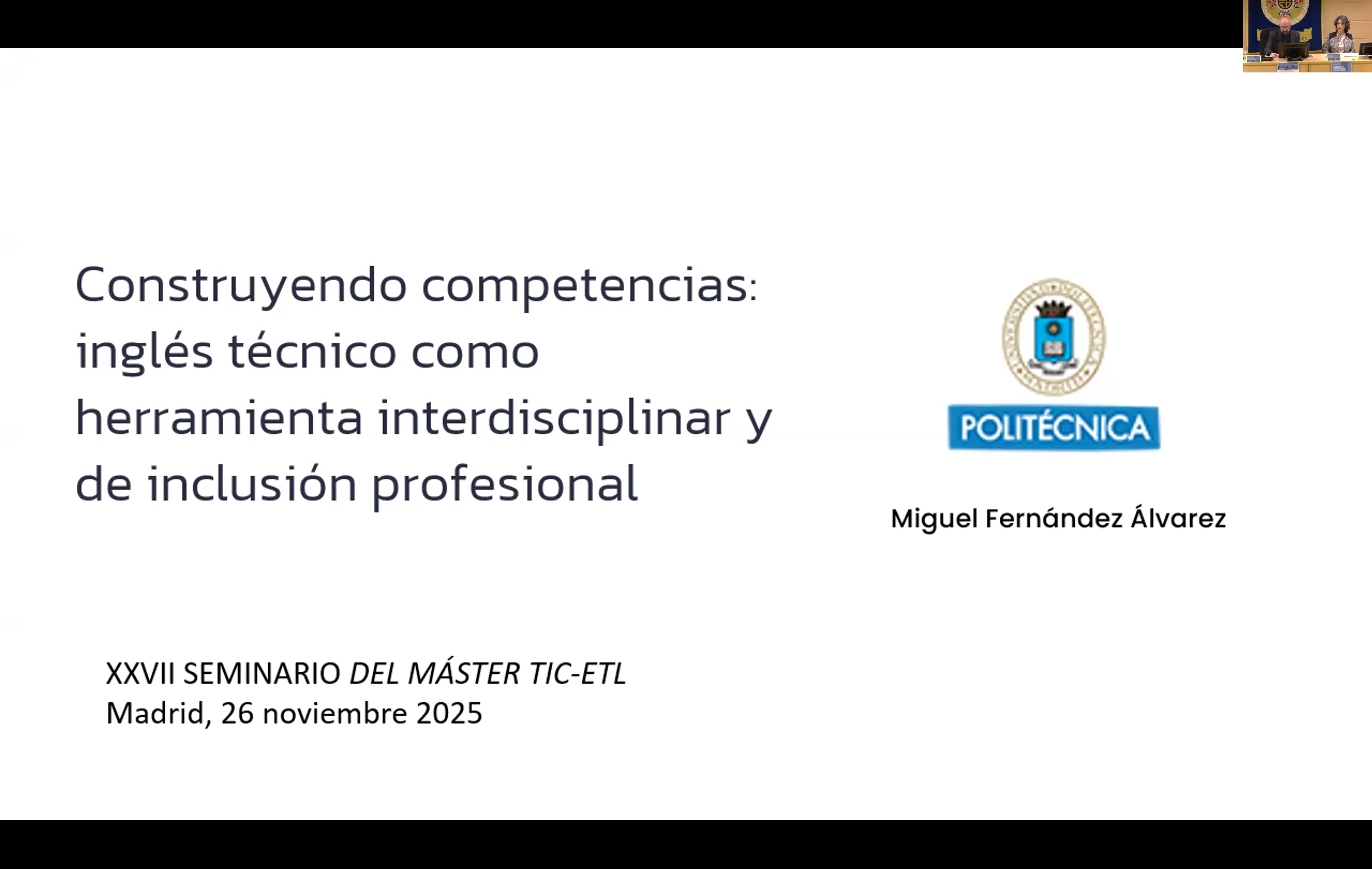Construyendo competencias: Inglés técnico como herramienta interdisciplinar y de inclusión profesional