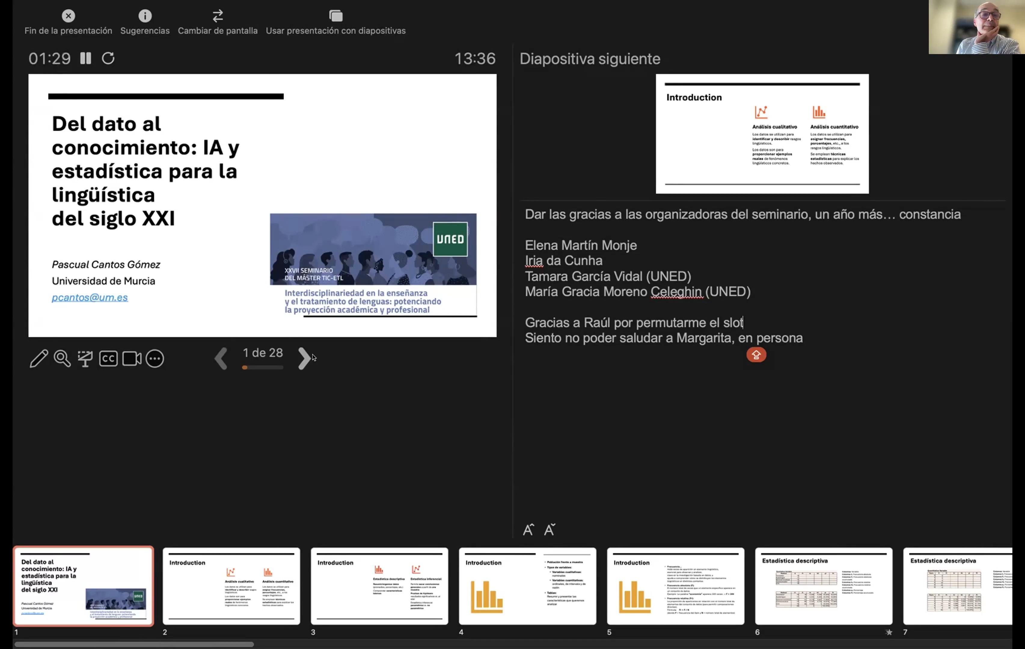 Del dato al conocimiento: IA y estadística para la lingüística del siglo XXI