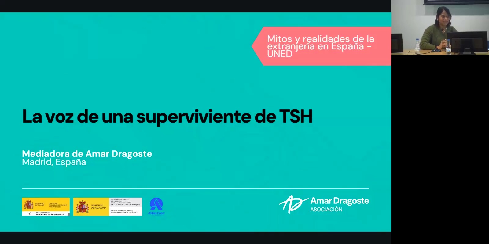 La voz de una superviviente de TSH