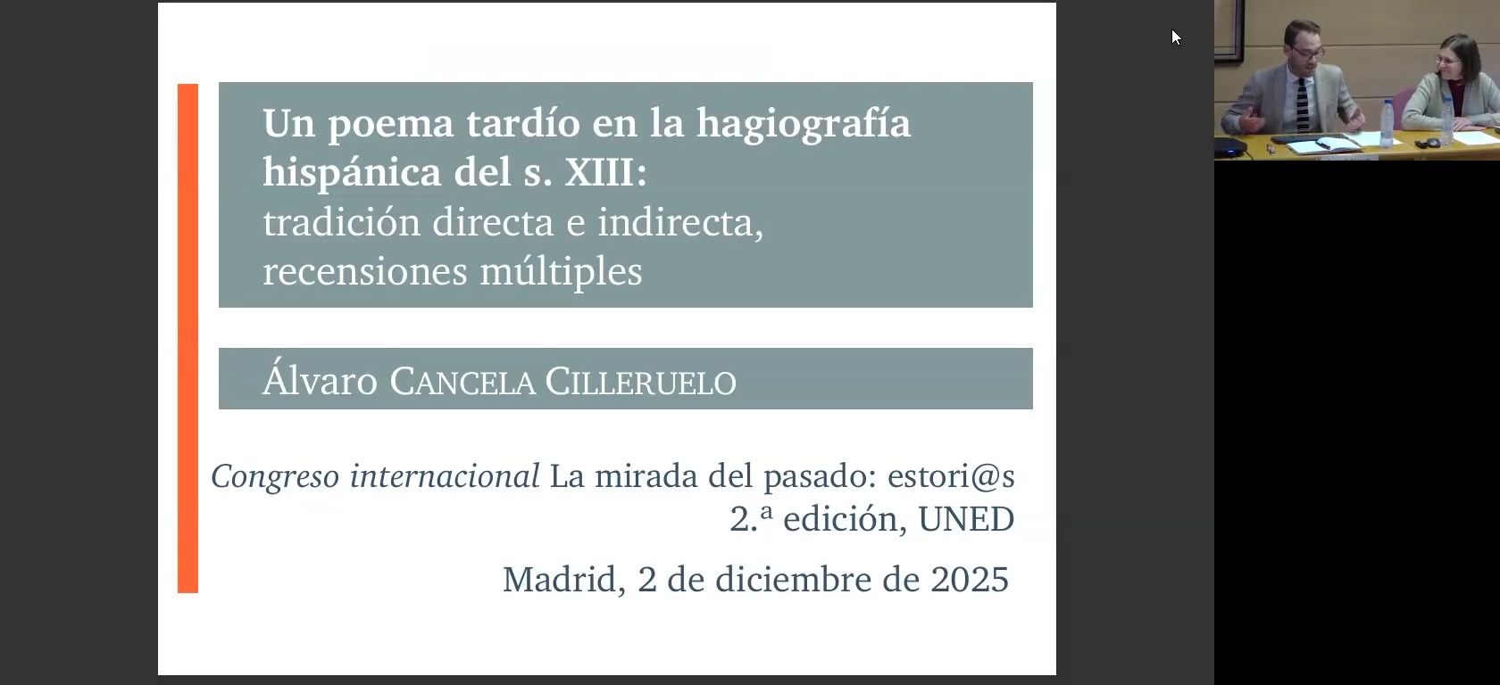 Un poema tardío en la hagiografía hispánica del s. XIII: tradición directa e indirecta, recensiones múltiples