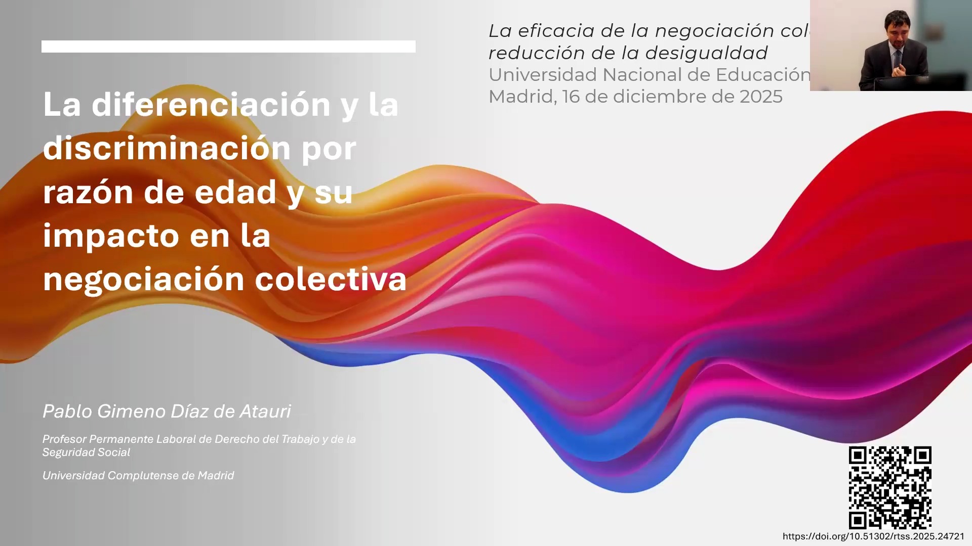 La diferenciación y la discriminación por razón de edad y su impacto en la negociación colectiva