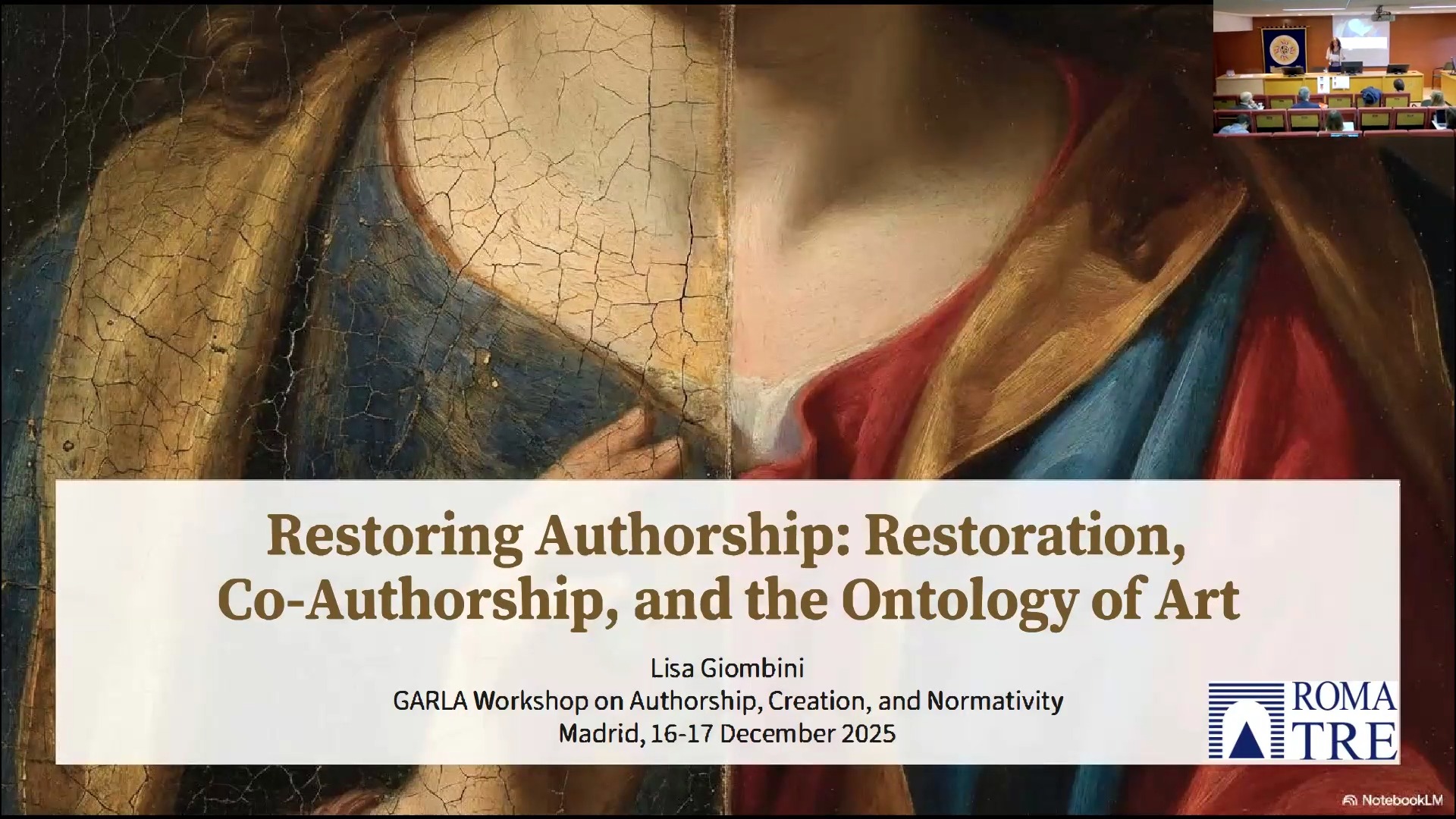 Restoring Authorship: Restoration, Co-Authorship, and the Ontology of the Artwork