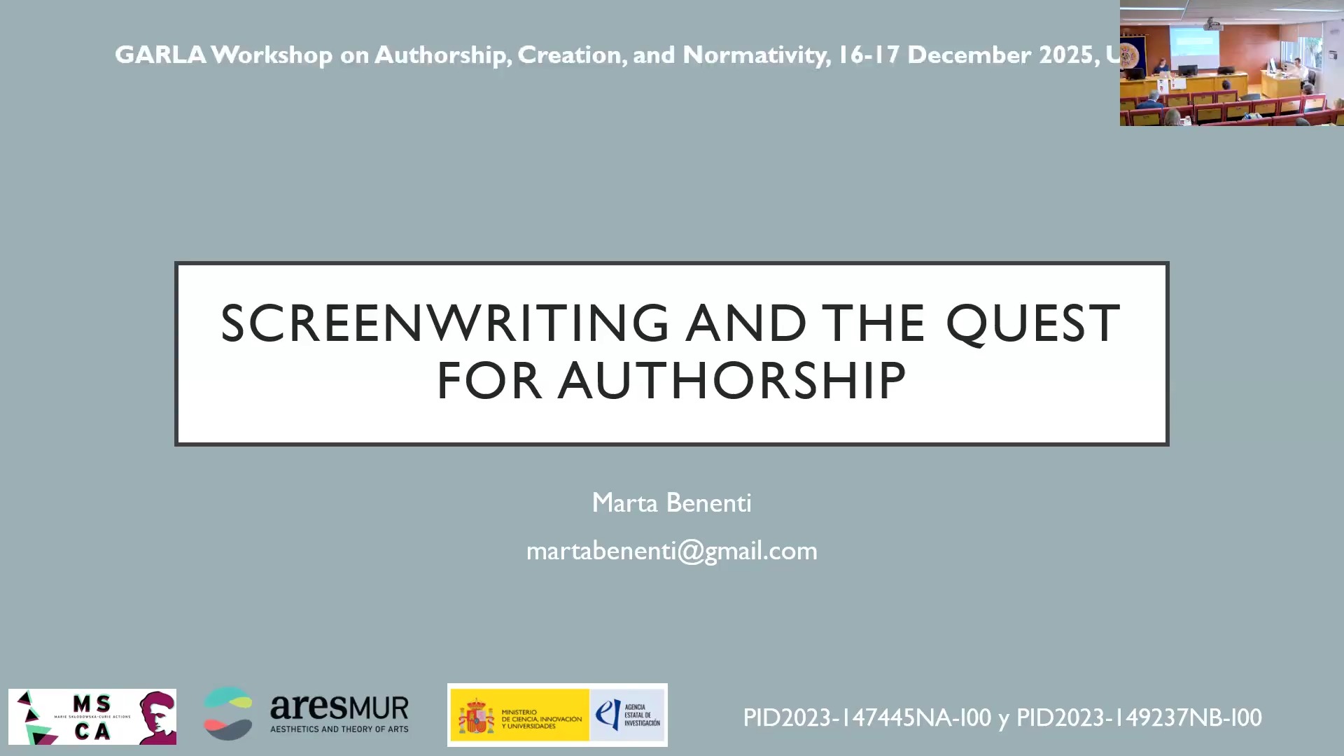 Screenwriting and the Quest for Authorship