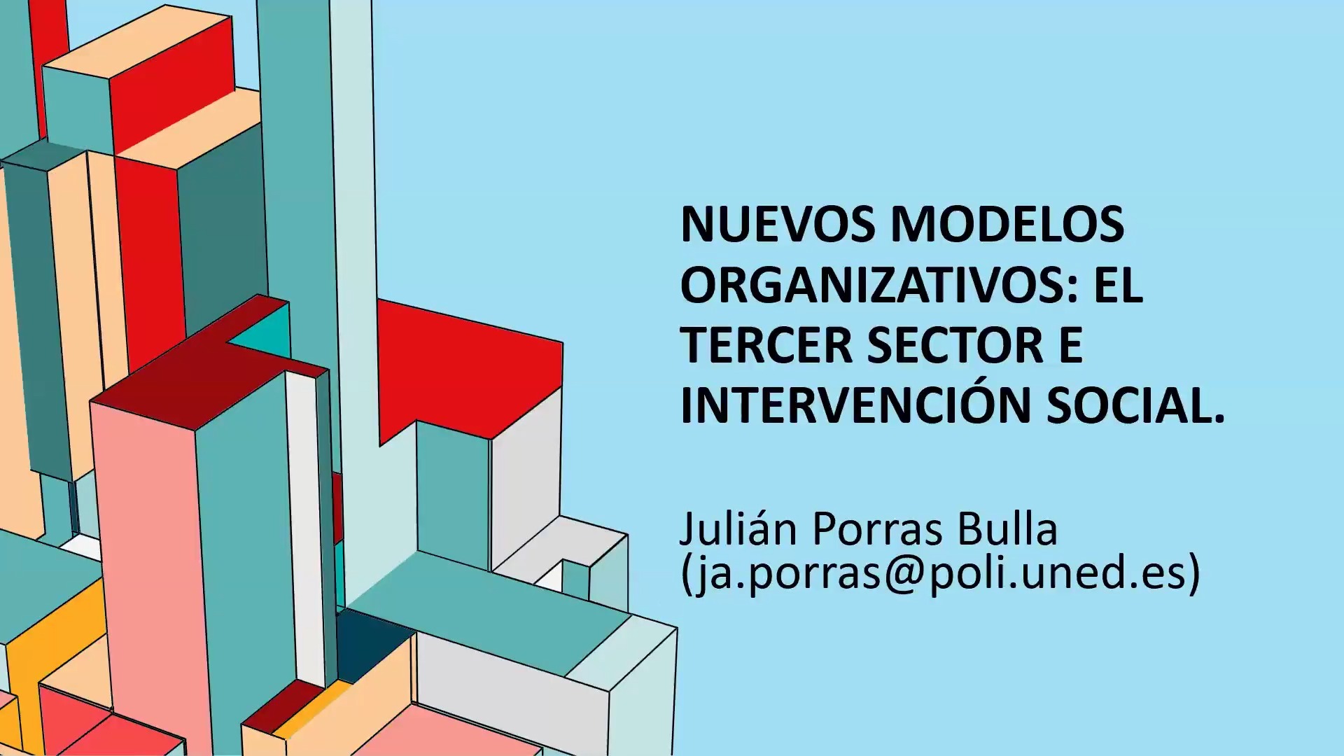 Nuevos modelos organizativos: tercer sector e intervención social
