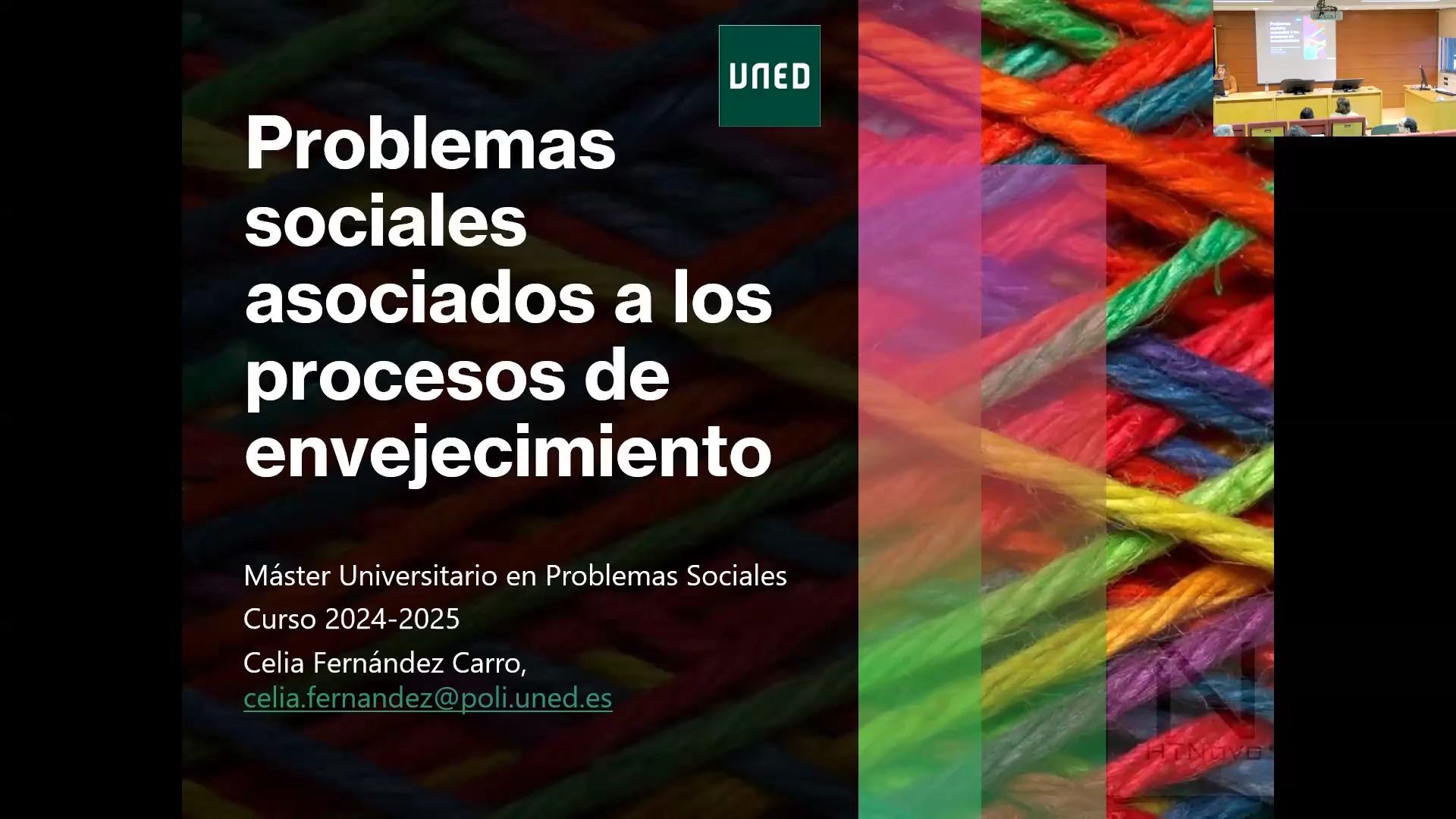 Problemas sociales asociados a los procesos de envejecimiento