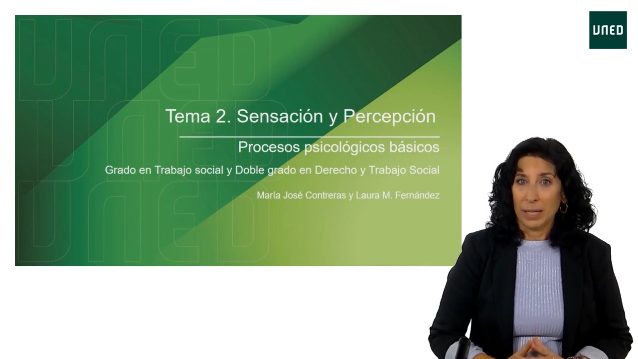 Presentación Tema 2: Sensacion y Percepción