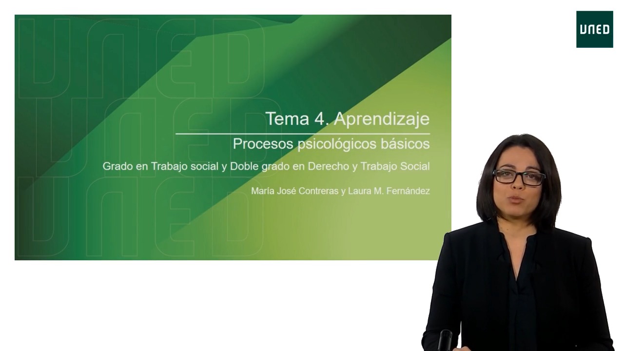 Presentación Tema 4: Aprendizaje