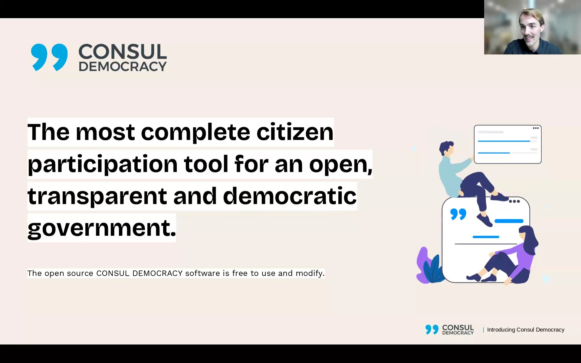 Consul Democracy. Plataforma de participación ciudadana
