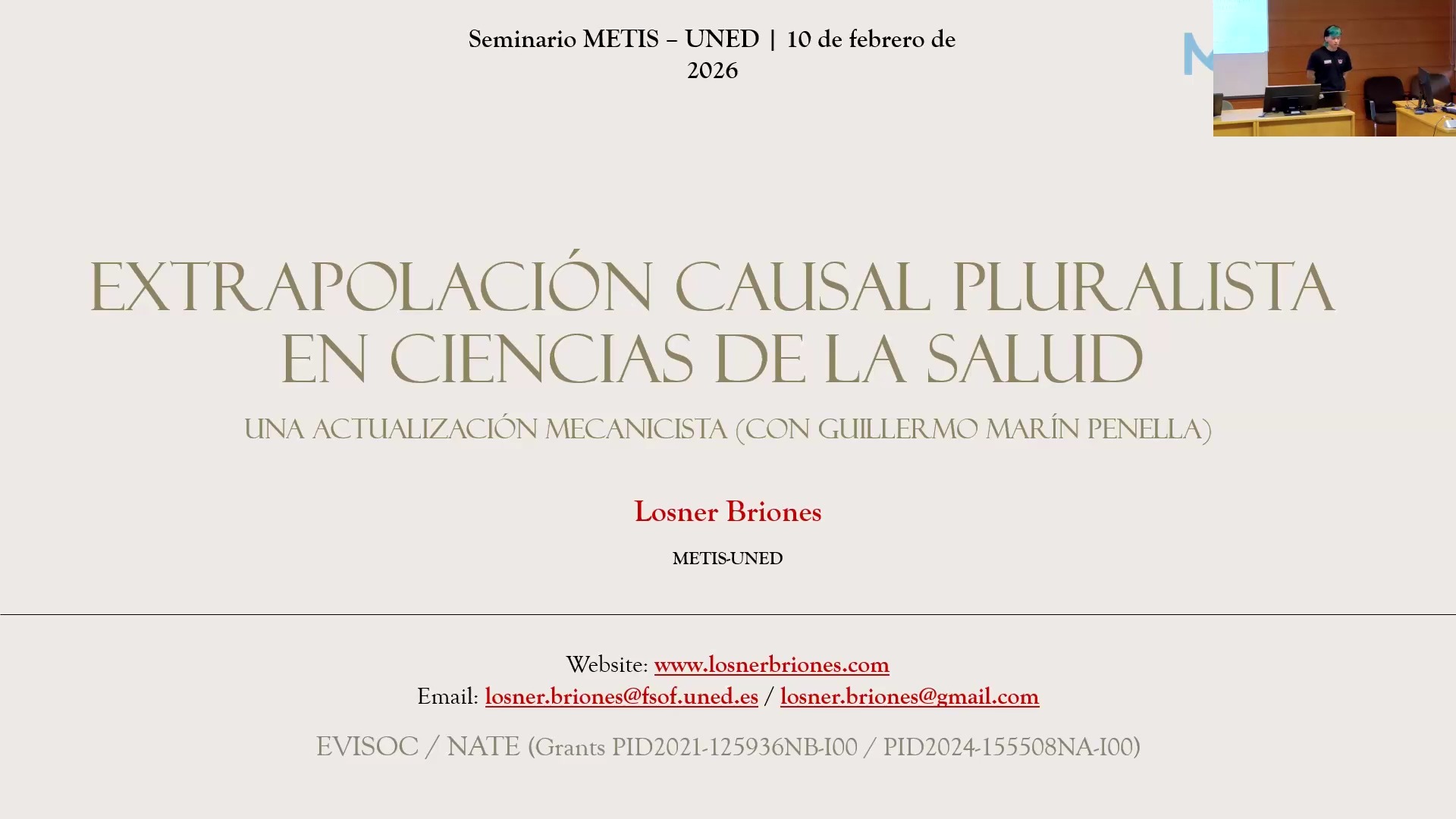 Extrapolación causal pluralista en las ciencias de la salud: Una actualización mecanicista