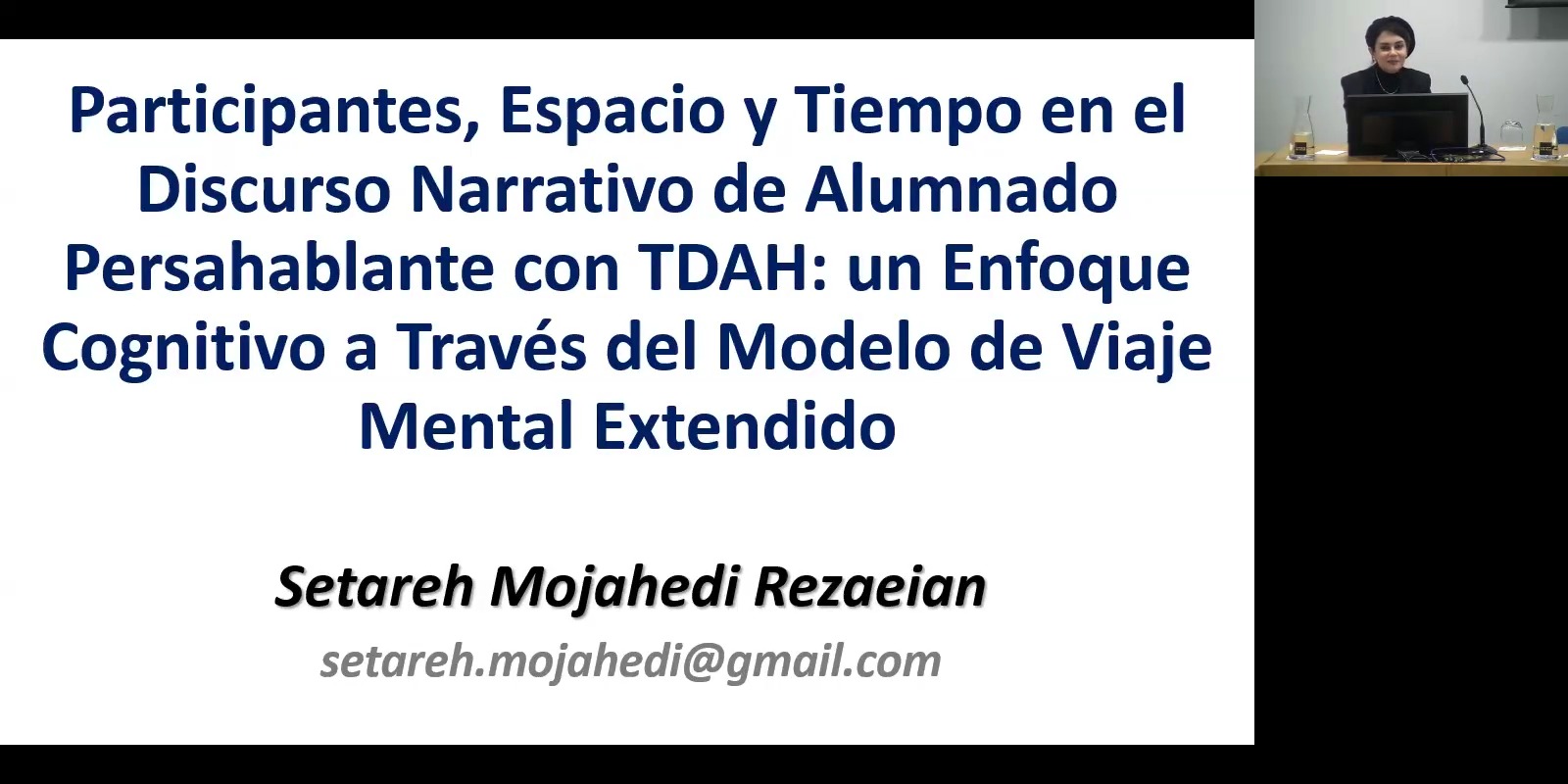 Participantes, espacio y tiempo en el discurso narrativo de alumnado persahablante con TDAH: un enfoque cognitivo a través del modelo de viaje mental extendido