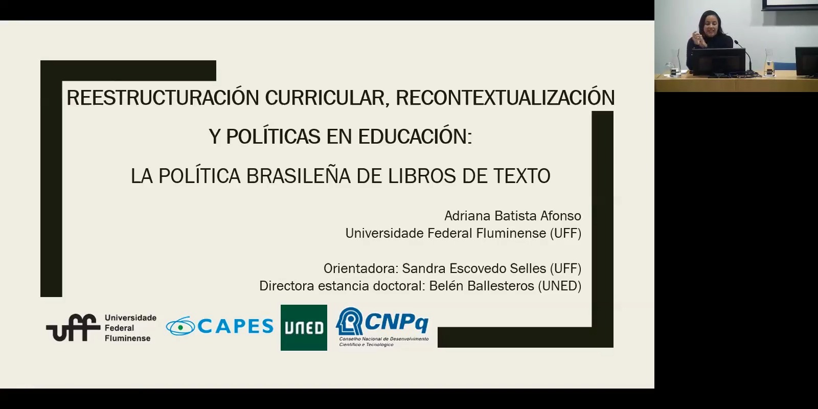 Conferencia. Reestructuración curricular, recontextualización y políticas en Educación en Ciencias: La política brasileña de manuales escolares