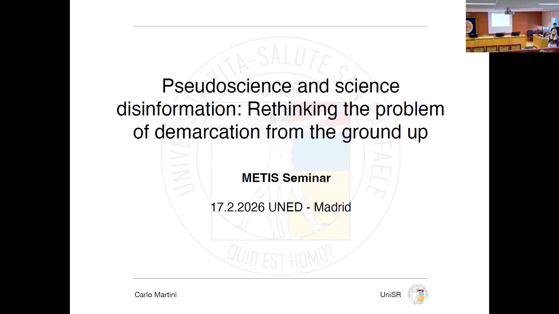 Pseudociencia y desinformación científica: repensar el problema de la demarcación desde la base