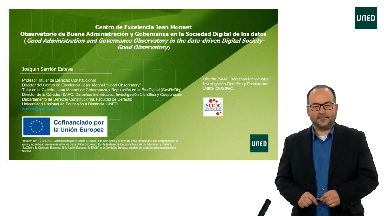 Vídeo presentación Centro de Excelencia Jean Monnet “Good Observatory”