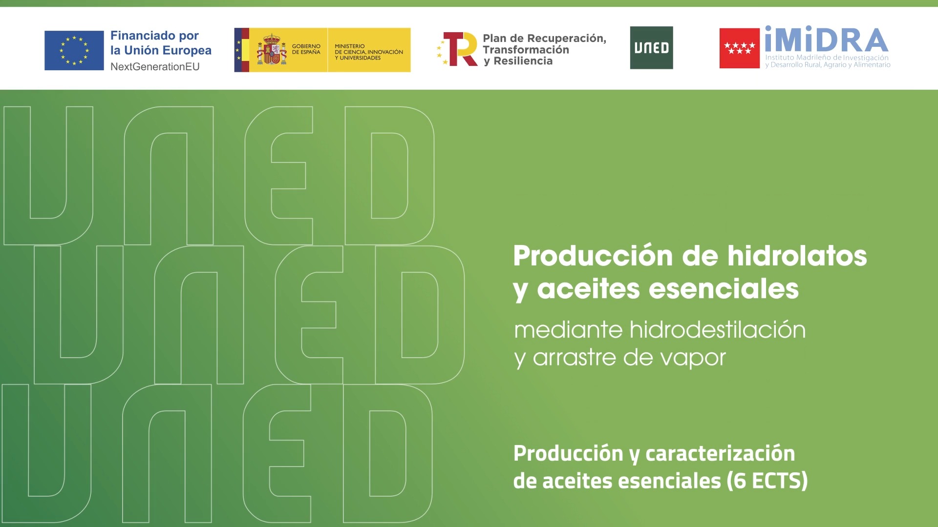 Hidrodestilación con cohobación y destilación con arrastre de vapor para la extracción de aceites esenciales e hidrolatos