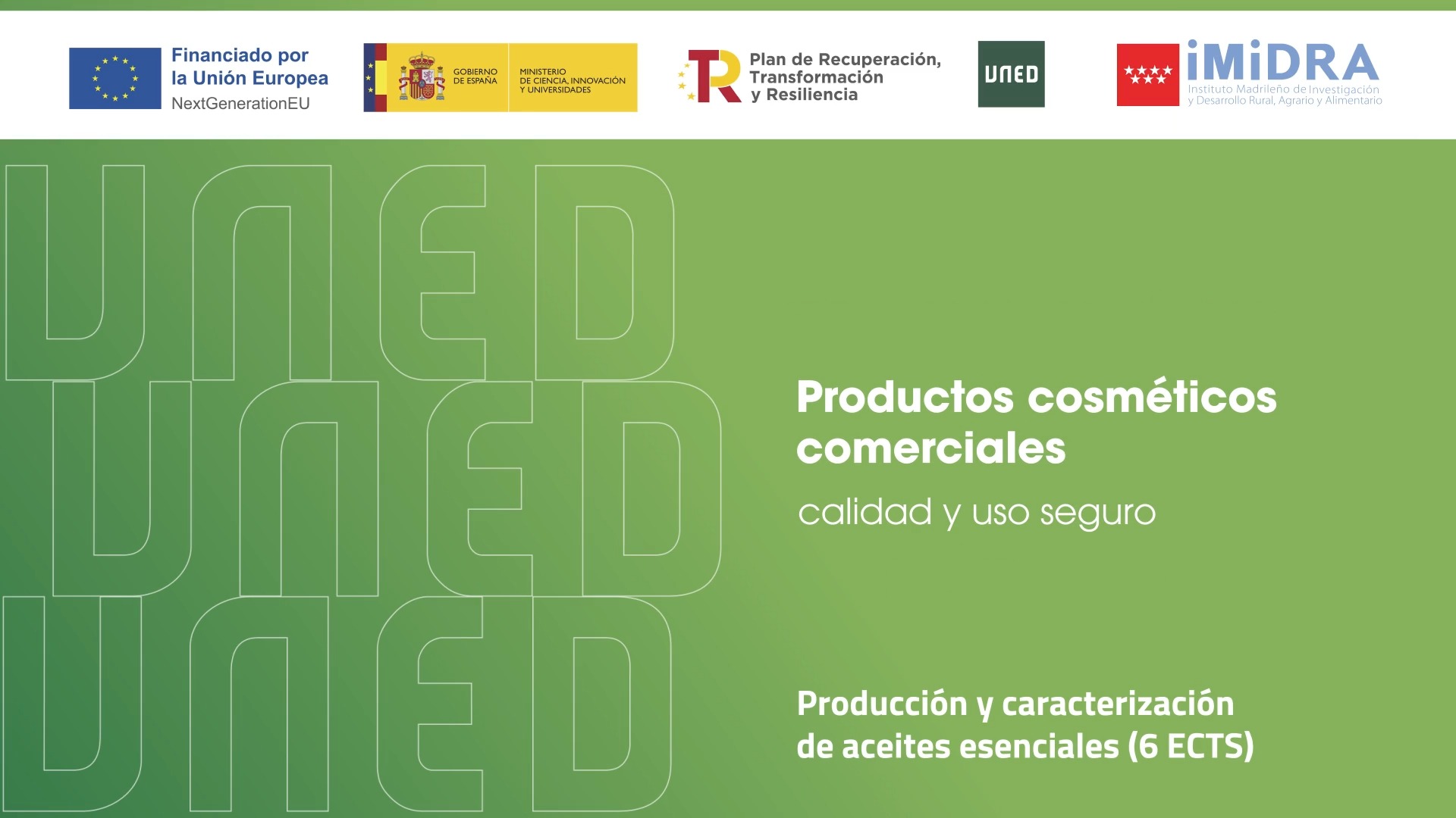 Productos cosméticos comerciales, calidad y uso seguro
