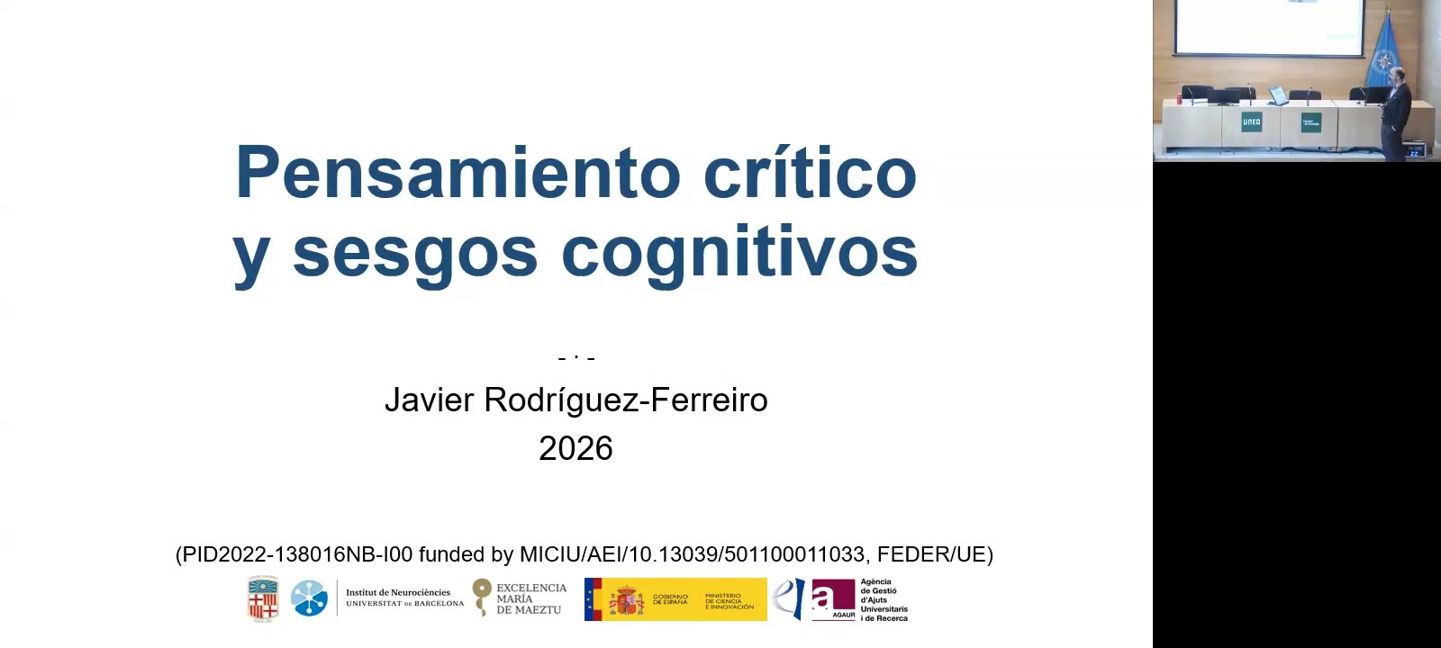 Pensamiento crítico y sesgos cognitivos