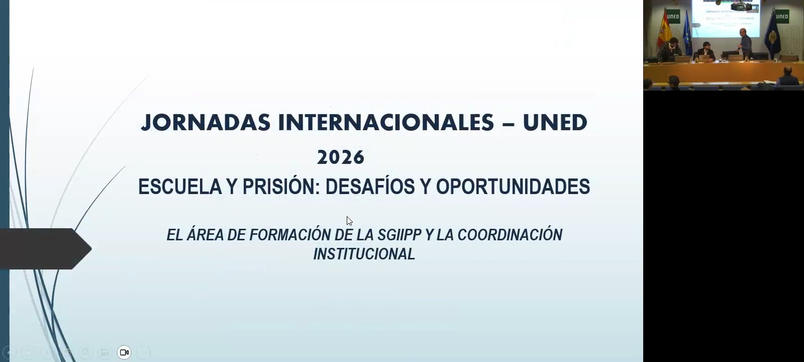 El área de formación de la SGIP. Un trabajo fundamental de coordinación institucional