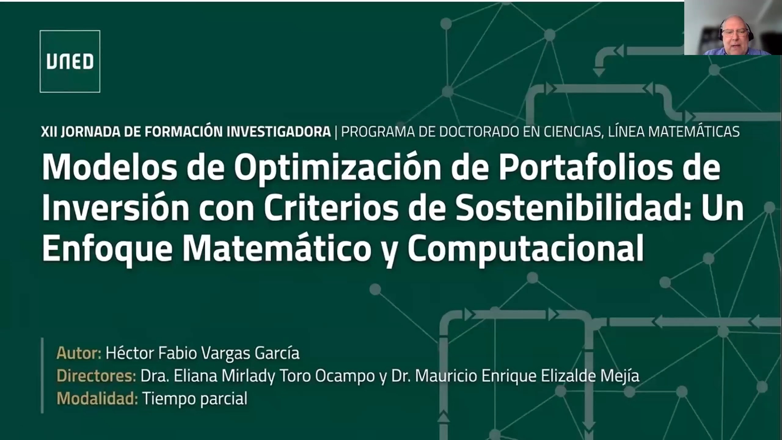 Modelos de Optimización de portafolios de inversión con criterios de sostenibilidad: un enfoque matemático y computacional