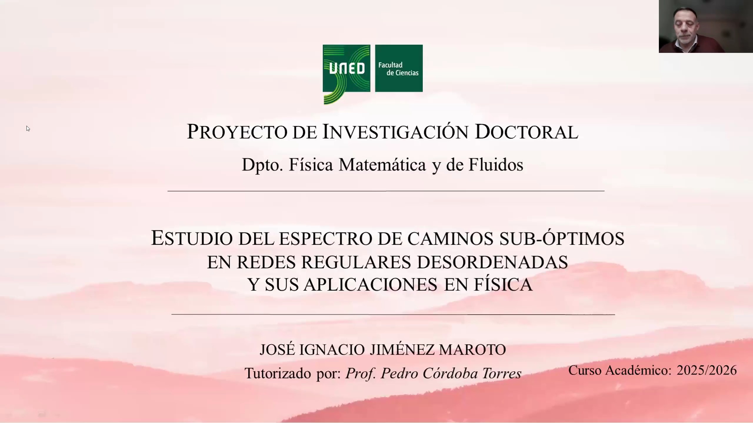 Estudio del Espectro de Caminos Sub-óptimos en Redes Regulares Desordenadas y sus Aplicaciones en Física