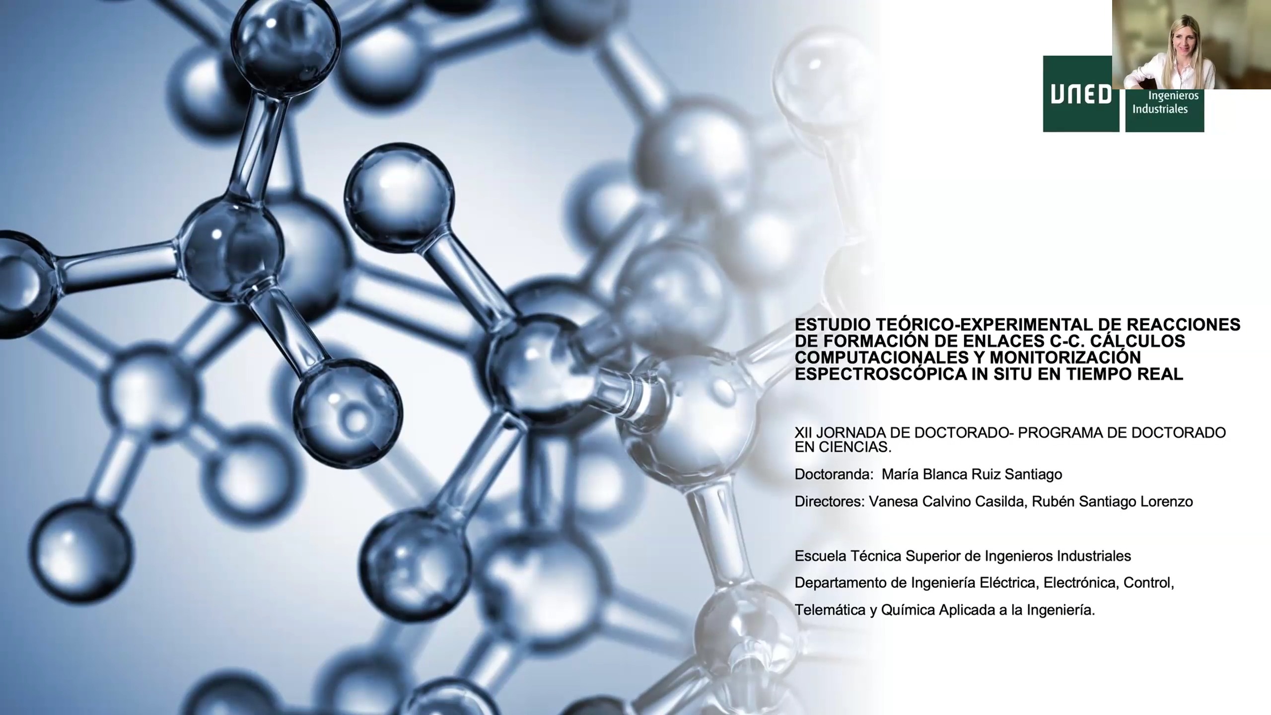 Estudio teórico-experimental de reacciones de formación de enlaces C-C. Cálculos computacionales y monitorización espectroscópica in situ en tiempo real