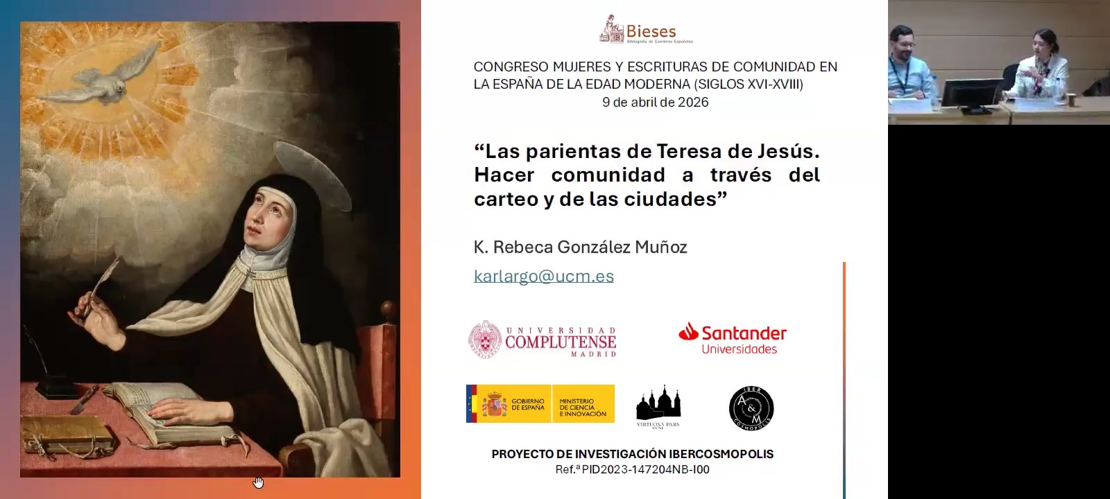 Las parientas de Teresa de Jesús. Hacer comunidad a través del carteo y de las ciudades