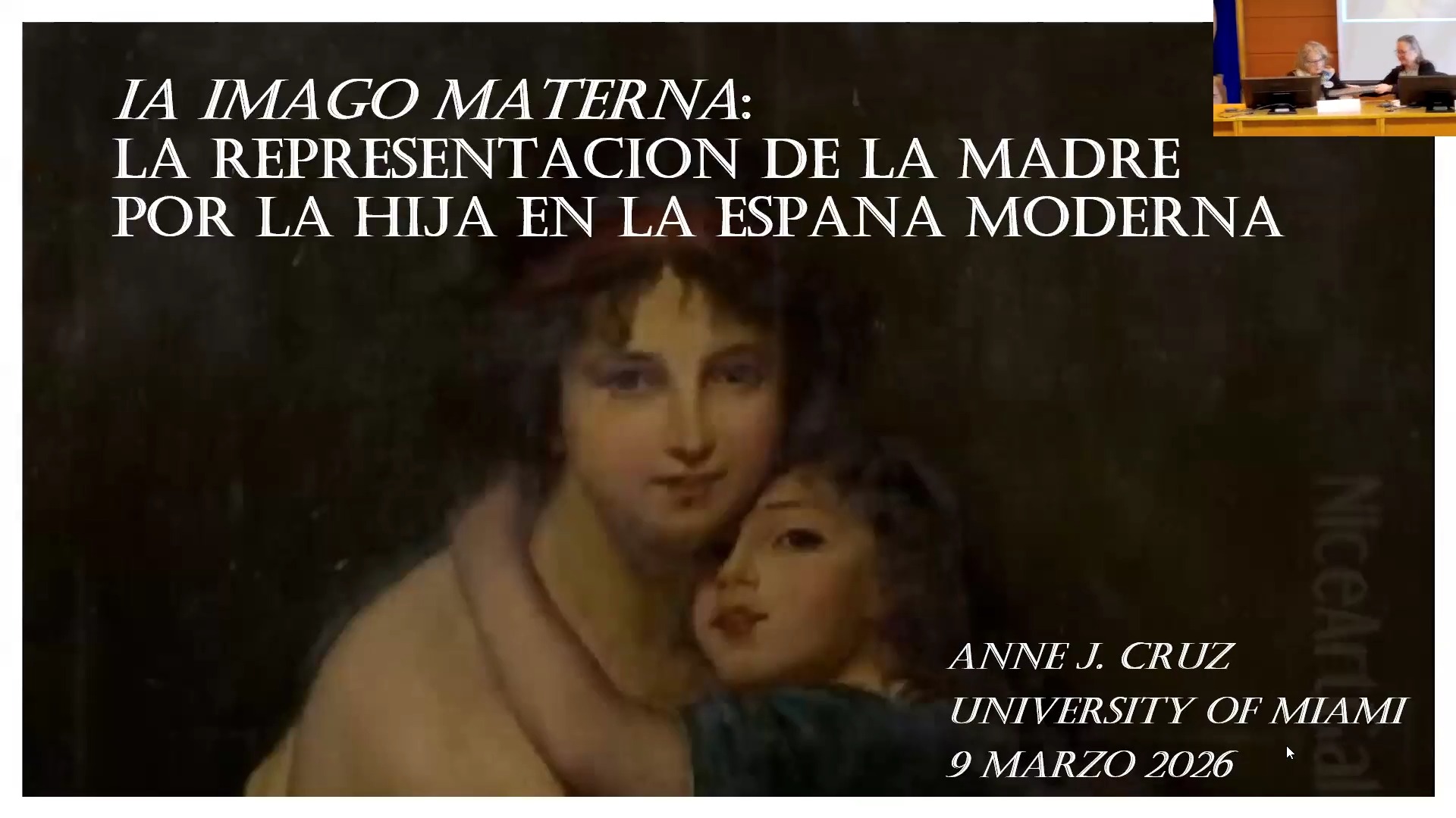 La imago materna: la representación de la madre por la hija en la España de la Edad Moderna