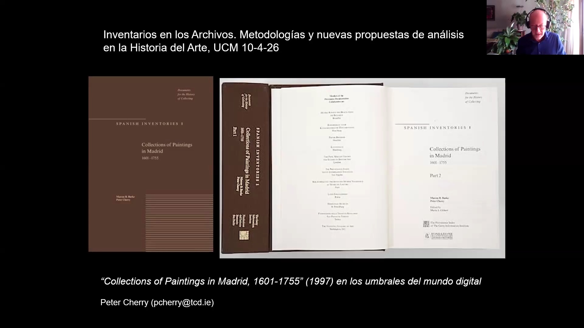 Collections of Paintings in Madrid, 1601-1755 (1997) en los umbrales del mundo digital