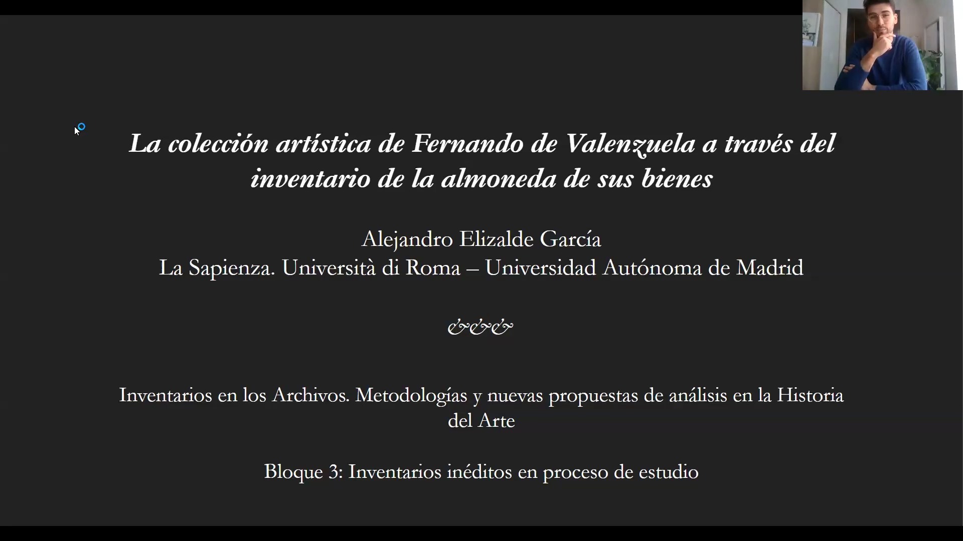 La colección artística de Fernando de Valenzuela a través del inventario de la almoneda de sus bienes
