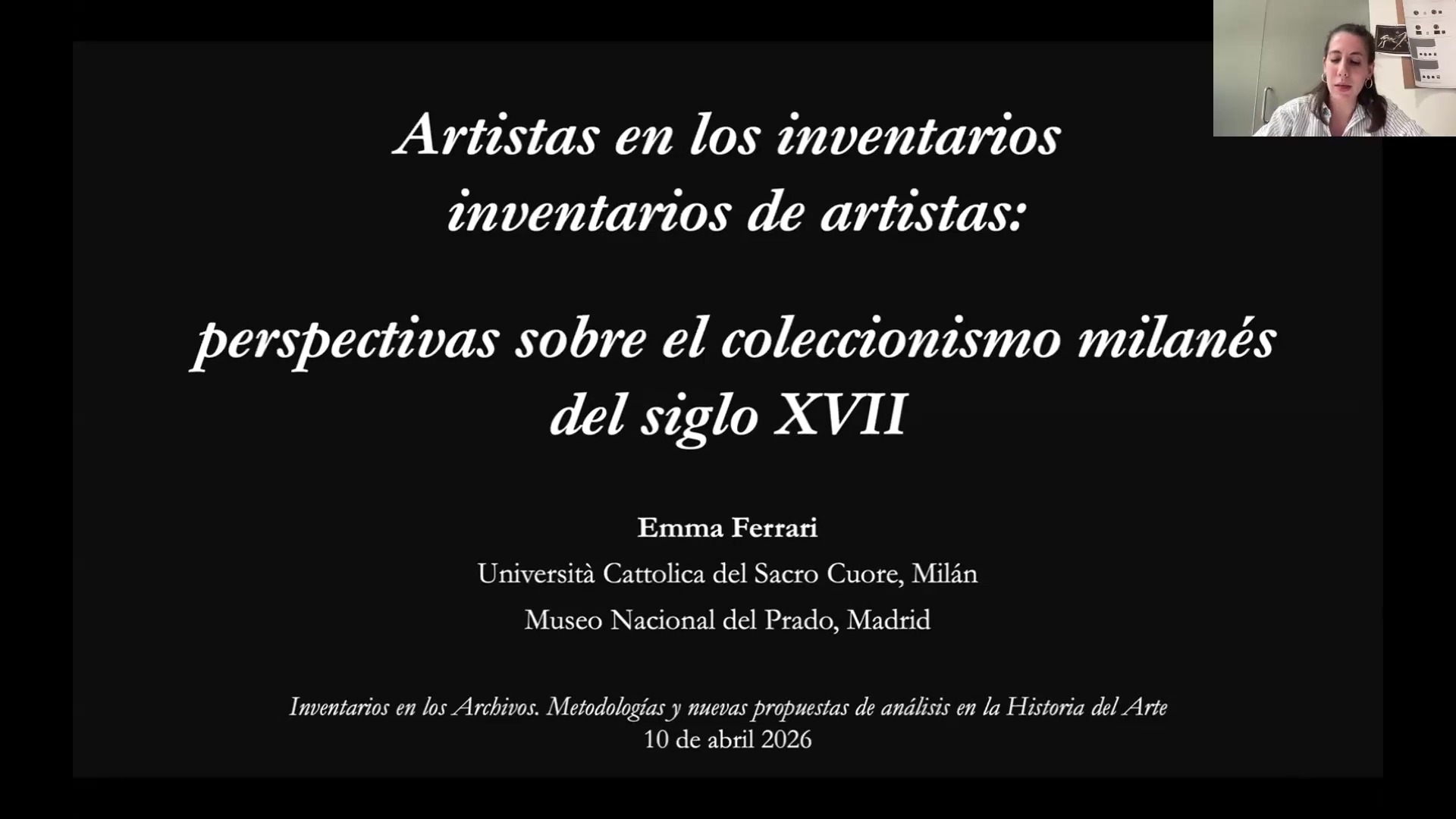 Artistas en los inventarios: perspectivas sobre el coleccionismo milanés del siglo XVII