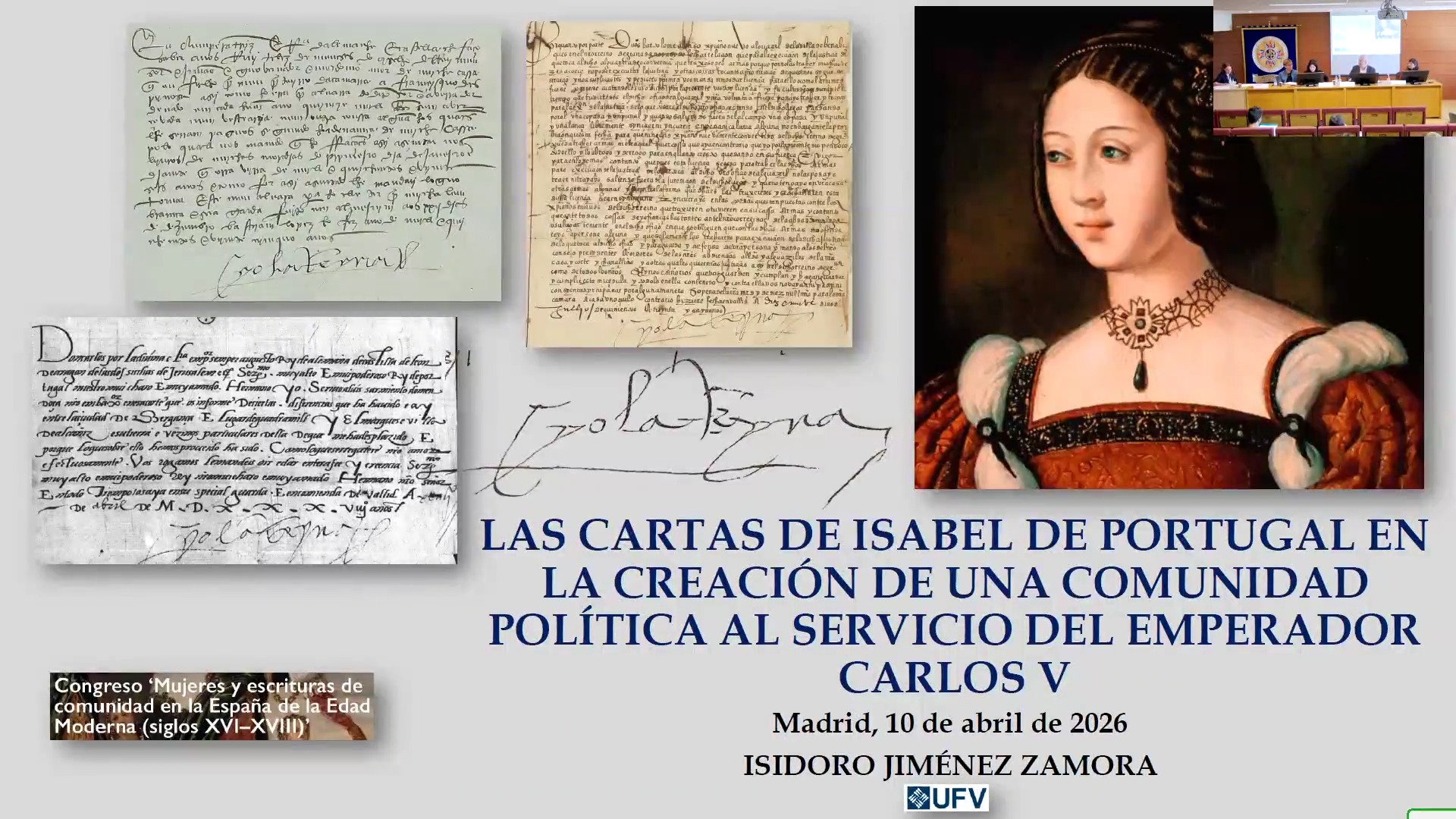 Las cartas de Isabel de Portugal en la creación de una comunidad política al servicio del emperador Carlos V
