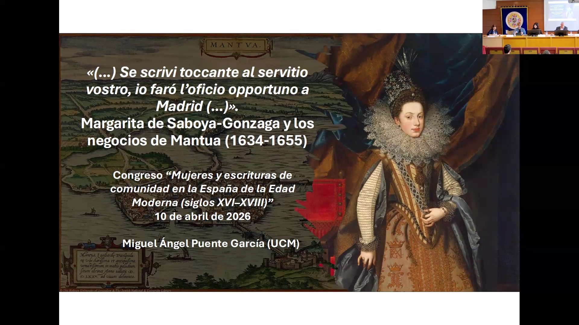 « (...)Se scrivi toccante al servitio vostro, io faró l'officio opportuno a Madrid (...)». Margarita de Saboya-Gonzaga y los negocios de Mantua (1634 – 1655)