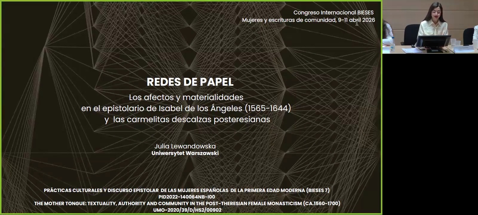 Redes de papel: afectos y materialidades en el epistolario de Isabel de los Ángeles (1565-1644) y las carmelitas descalzas posteresianas
