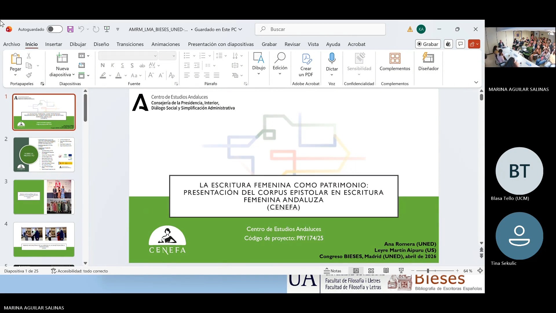 Turno de preguntas de la sesión 6: Documentos y comunidades