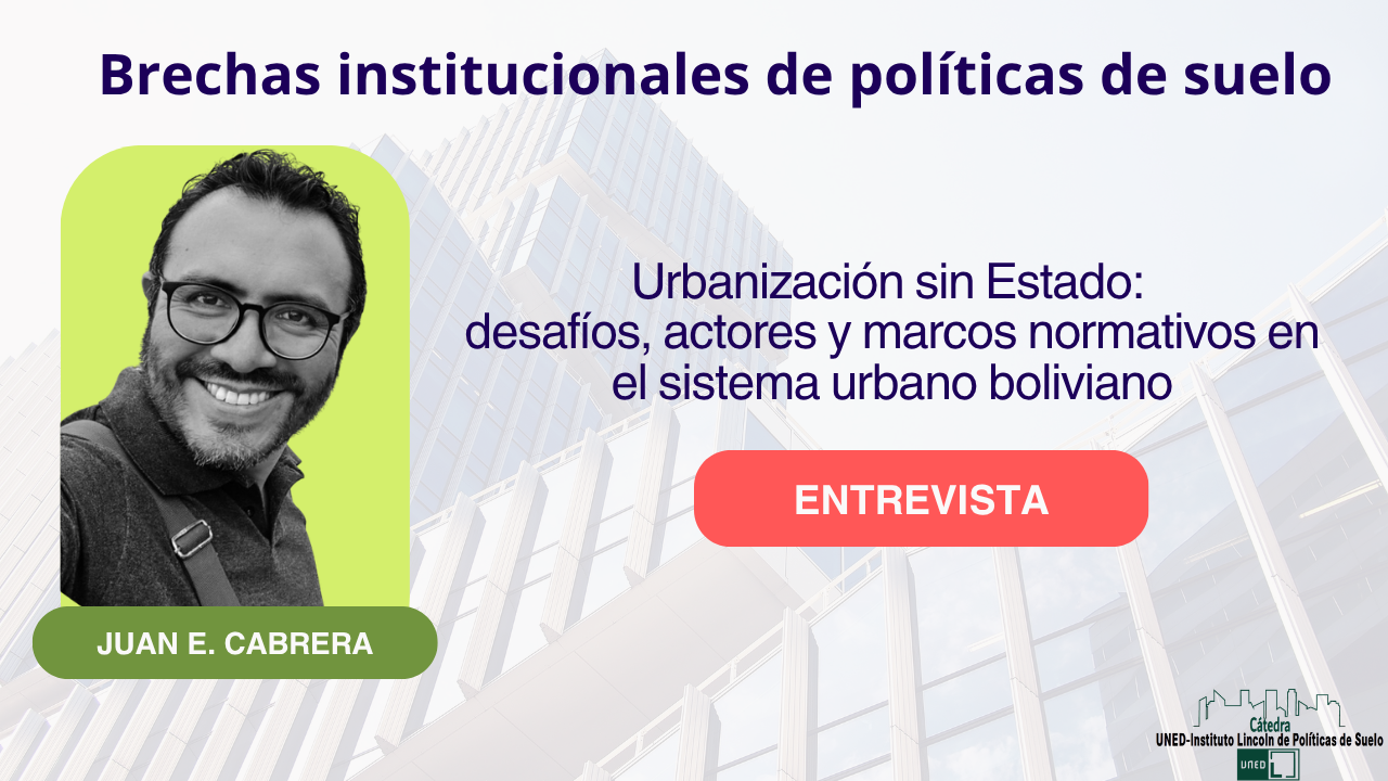 Urbanización sin Estado: desafios, actores y marcos normativos en el sistema urbano boliviano