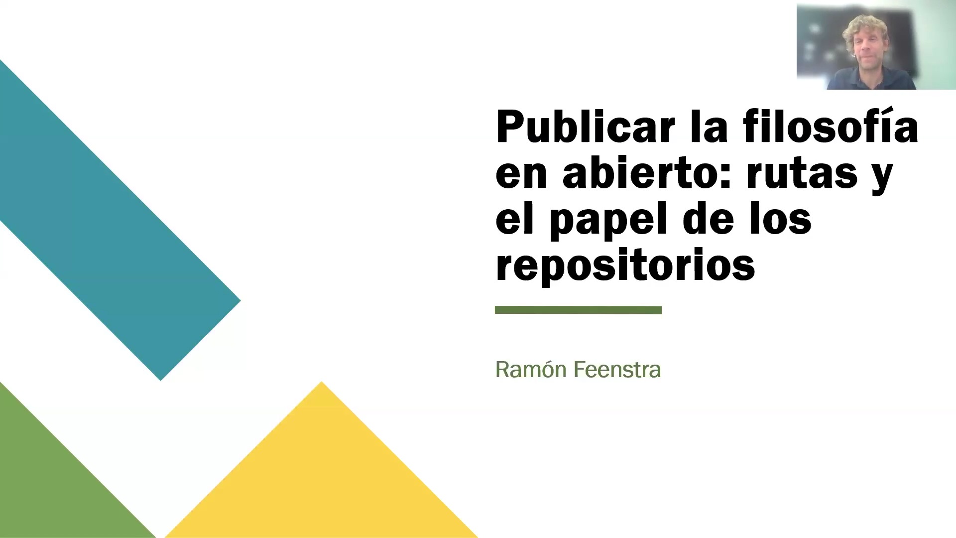 Publicar la filosofía en abierto: rutas y el papel de los repositorios