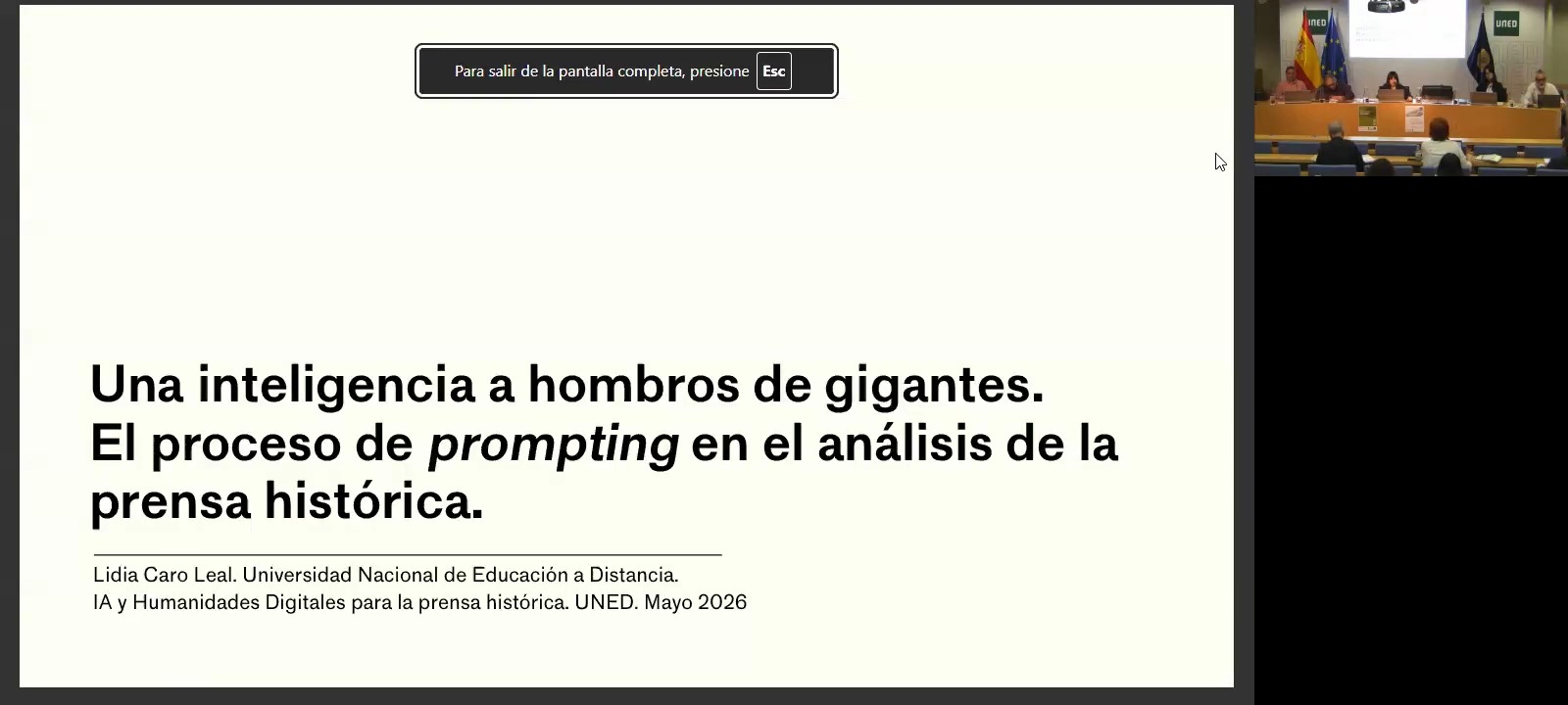 Una inteligencia a hombros de gigantes. El proceso de prompting en el análisis de la prensa histórica