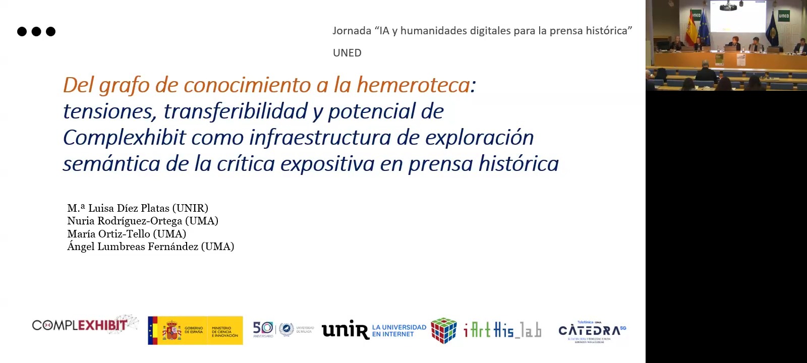 Del grafo de conocimiento a la hemeroteca: tensiones, transferibilidad y potencial de Complexhibit como infraestructura de exploración semántica de la crítica expositiva en prensa histórica