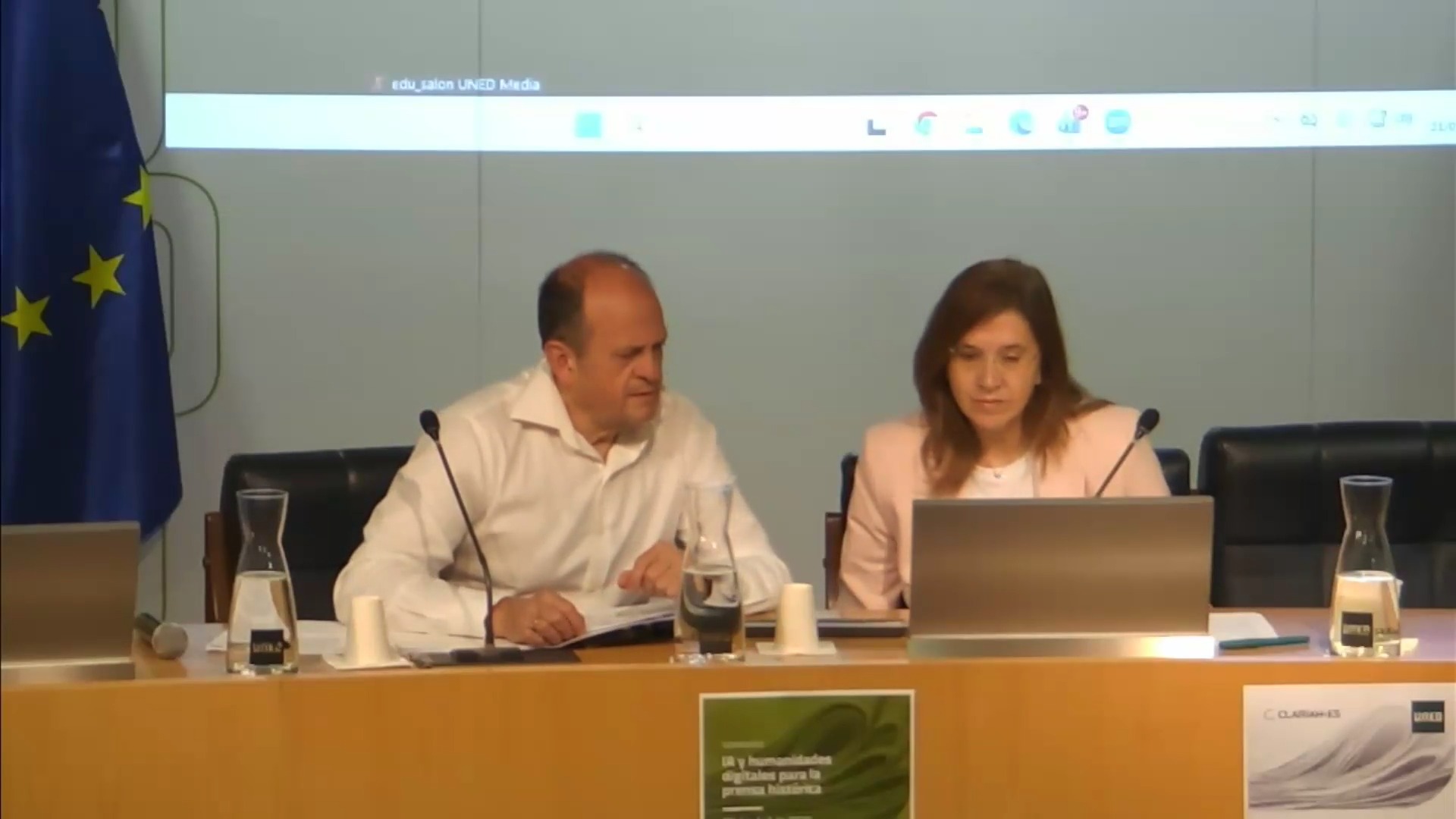 Bienvenida de las Jornadas CLARIAH-UNED. El ecosistema de humanidades digitales y tecnologías  del lenguaje en la UNED