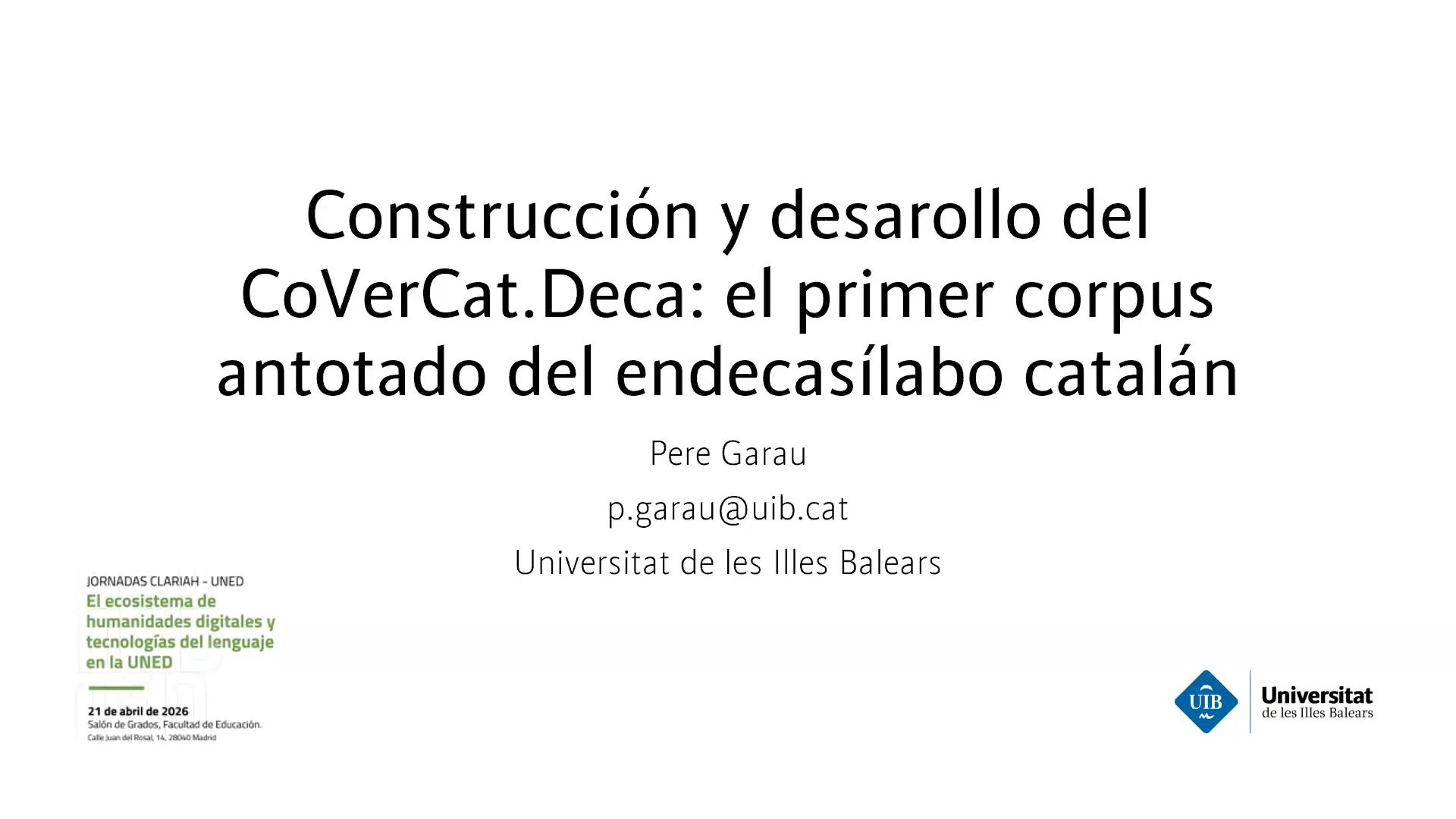 Construcción y desarrollo del CoVerCat.Deca: el  primer corpus anotado del endecasílabo catalán