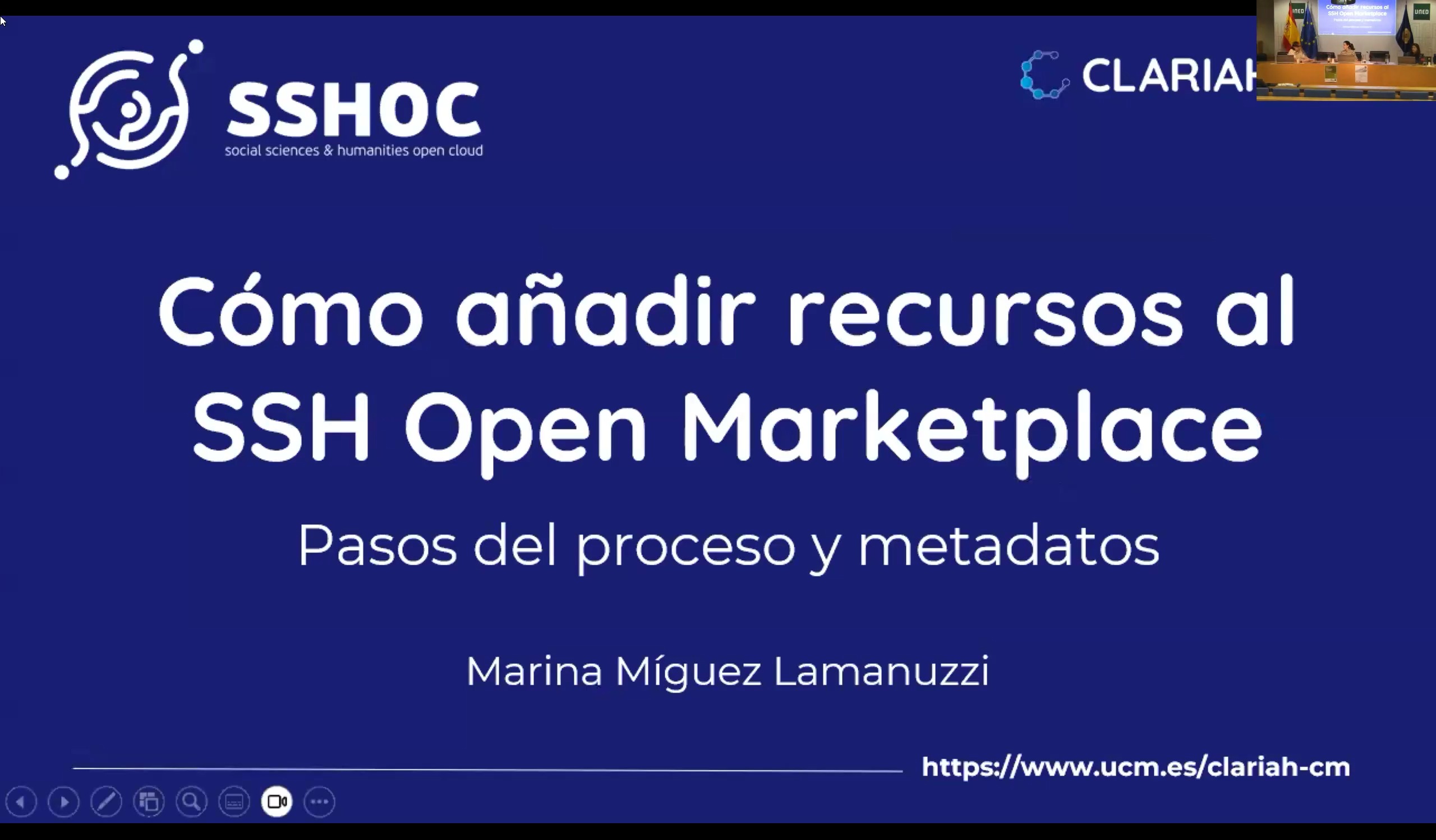 Cómo añadir recursos al SSH Open Marketplace. Pasos del proceso y metadatos