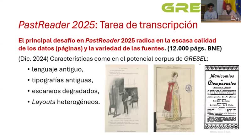 Soporte IA para tareas de transcripción e identificación  de la estructura de prensa histórica