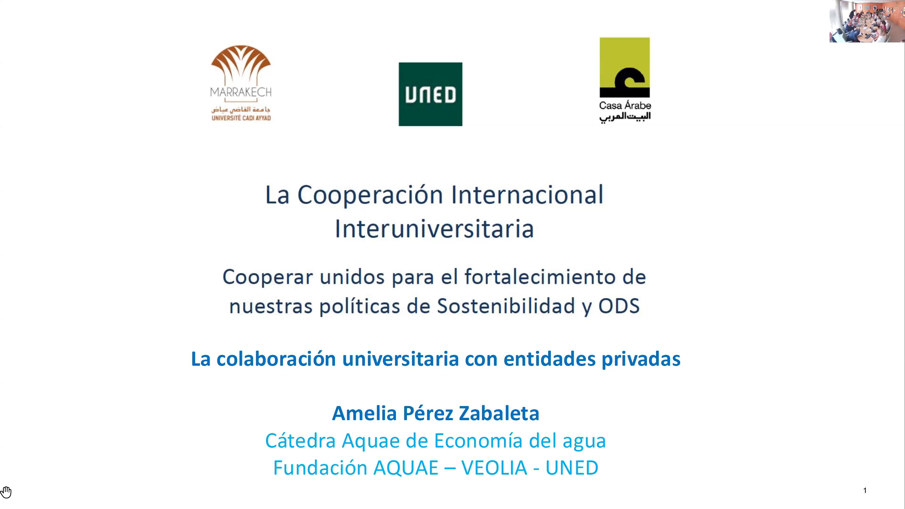 University–Industry Collaboration: Applied Knowledge from the AQUAE Chair on Water Economics