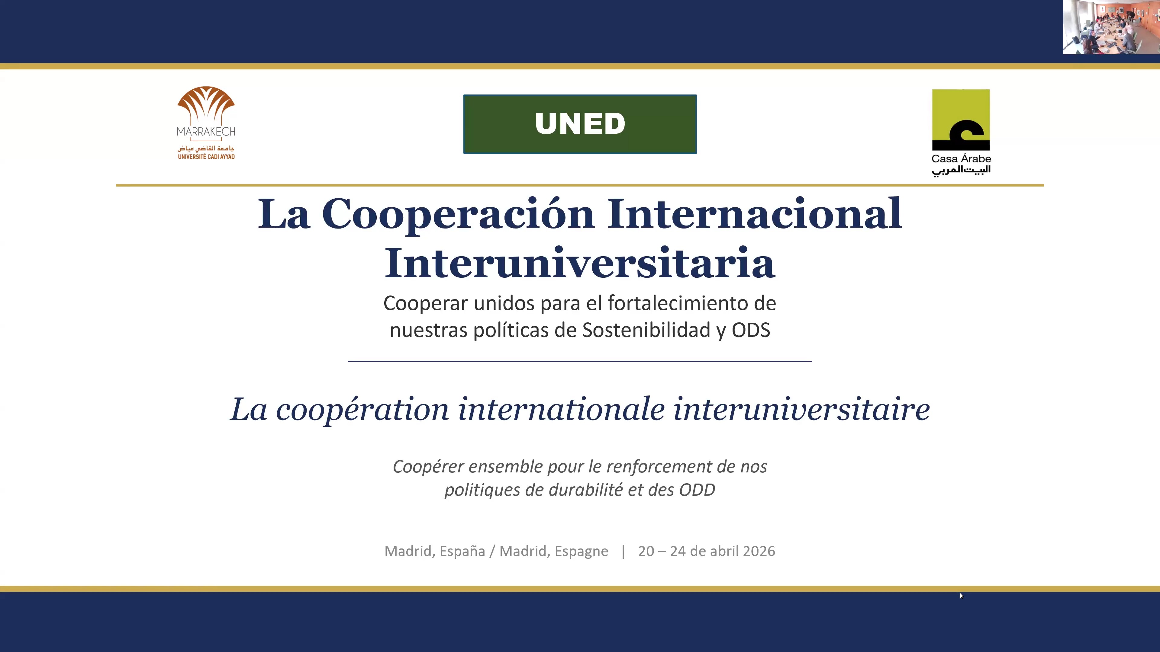 La cooperación internacional Interuniversitaria